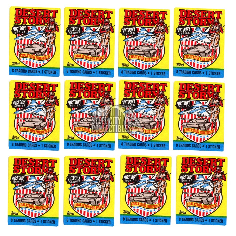 1991 Topps Desert Storm Victory Series 12-Pack Lot | Steel City Collectibles 1991 Topps Desert Storm Victory Series 12-Pack Lot | Steel City Collectibles