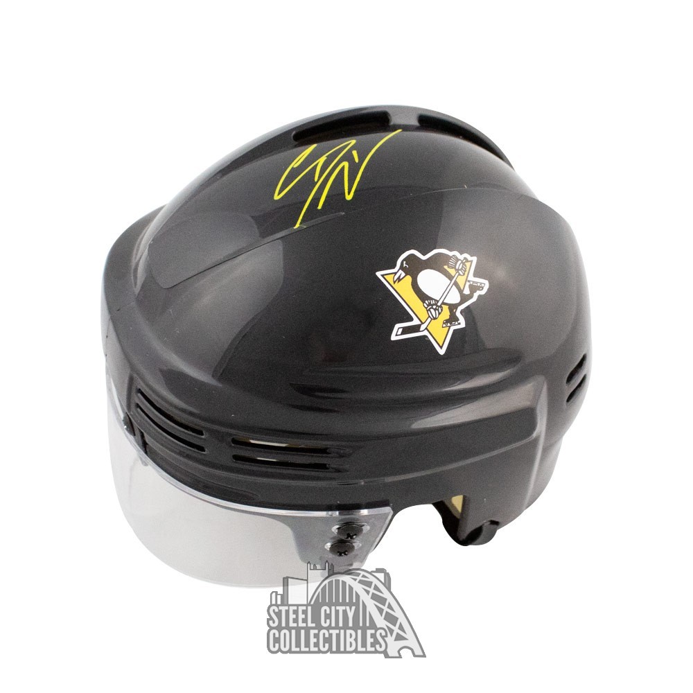 Casey DeSmith Autographed Pittsburgh Penguins Black Mini Hockey Helmet
