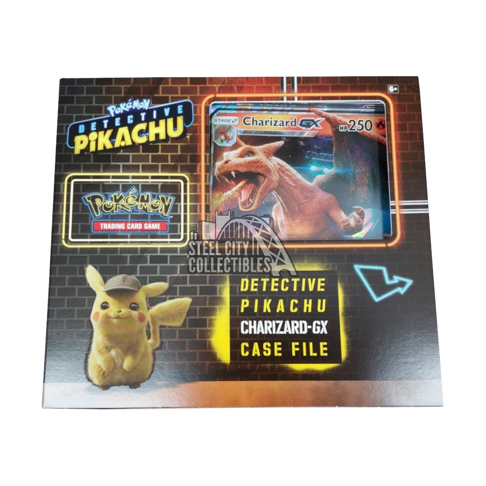 Pokemon Detective Pikachu Charizard GX Case File Box | Steel City