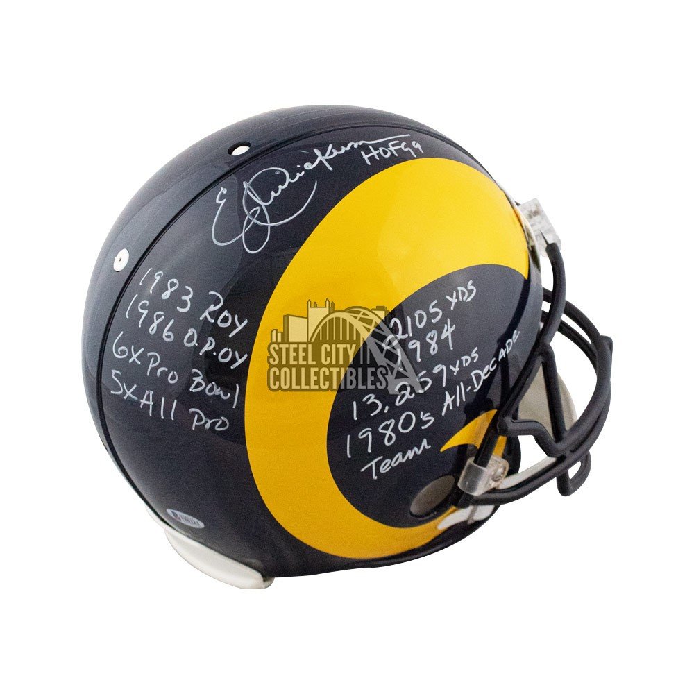 eric dickerson autographed helmet