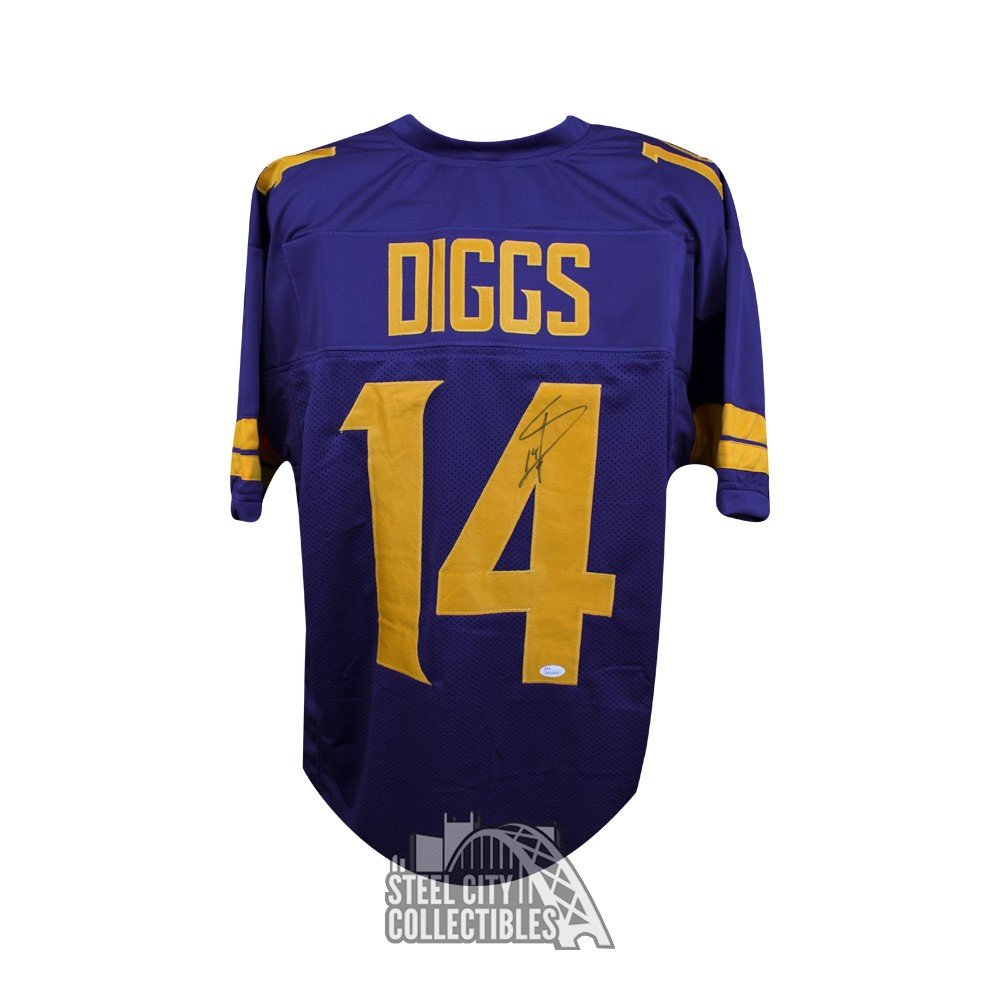 stefon diggs autographed jersey