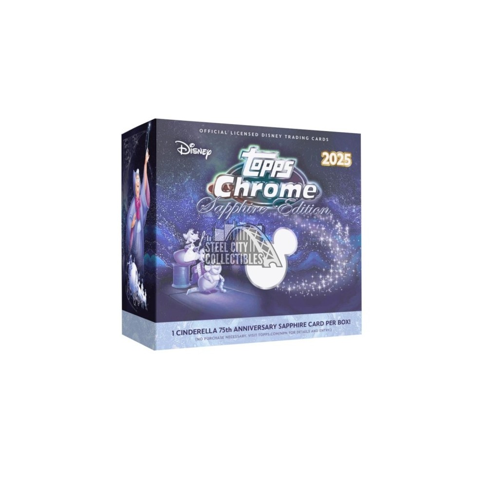 2025 Topps Disney Chrome Sapphire Edition Box- Random Pack Group