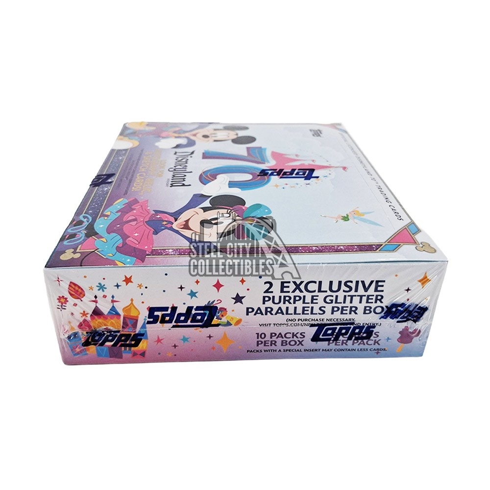 2025 Topps Disneyland 70th Anniversary Park Exclusive Box (Purple