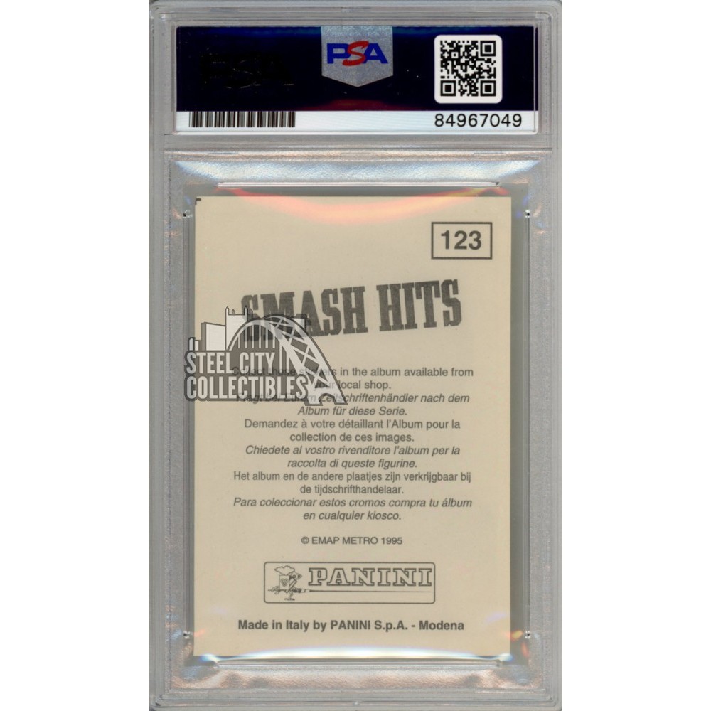 Snoop Dogg 1995 Panini Smash Hits Autograph Rookie Card #123 PSA