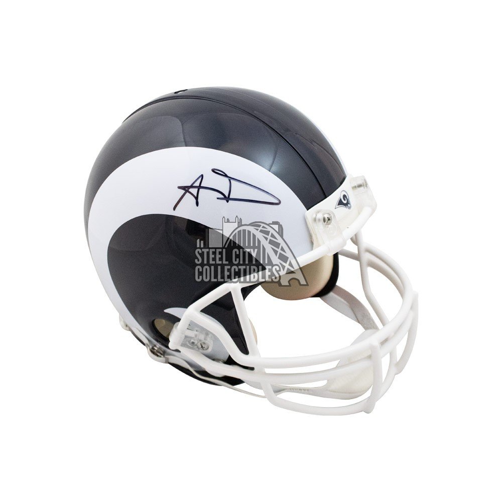 aaron donald autographed helmet