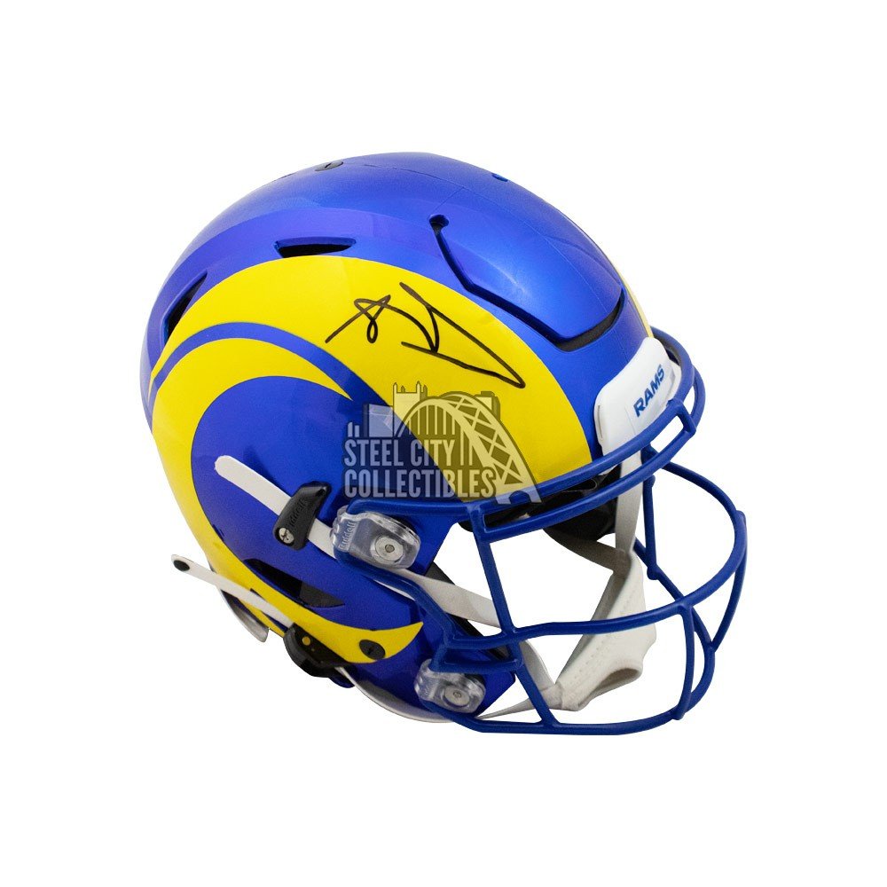 Aaron Donald Autographed Signed Full Size Los Angeles Rams Speed Helmet JSA COA 