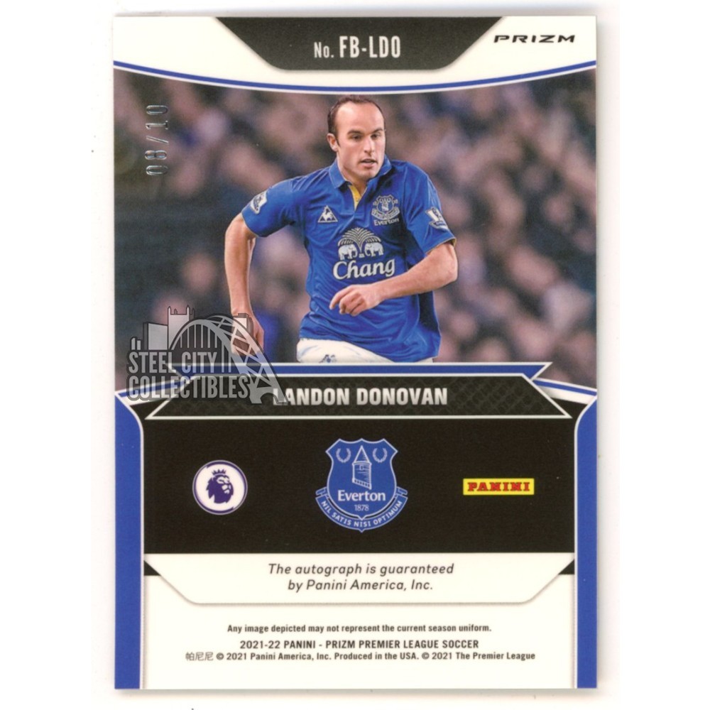 Carte Signée Landon Donovan - 2014 Panini Prizm Coupe Du Monde - Gradée Beckett BAS - USMNT