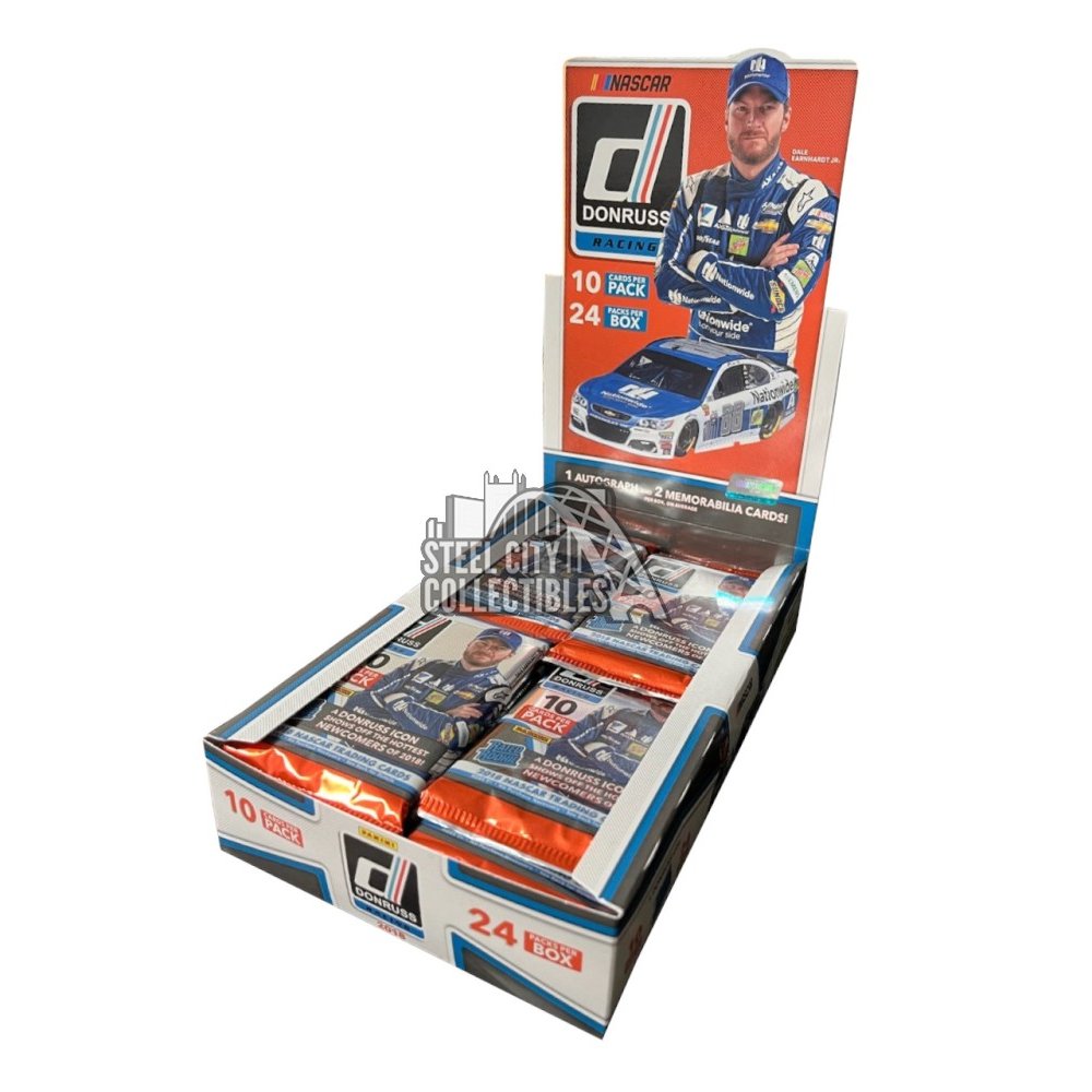 2018 Panini Donruss Racing 24Hobby Pack Lot With Box Steel City