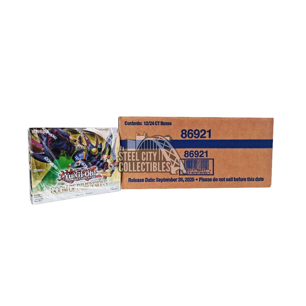 Yu-Gi-Oh! Doom of Dimensions Booster 12-Box Case | Steel