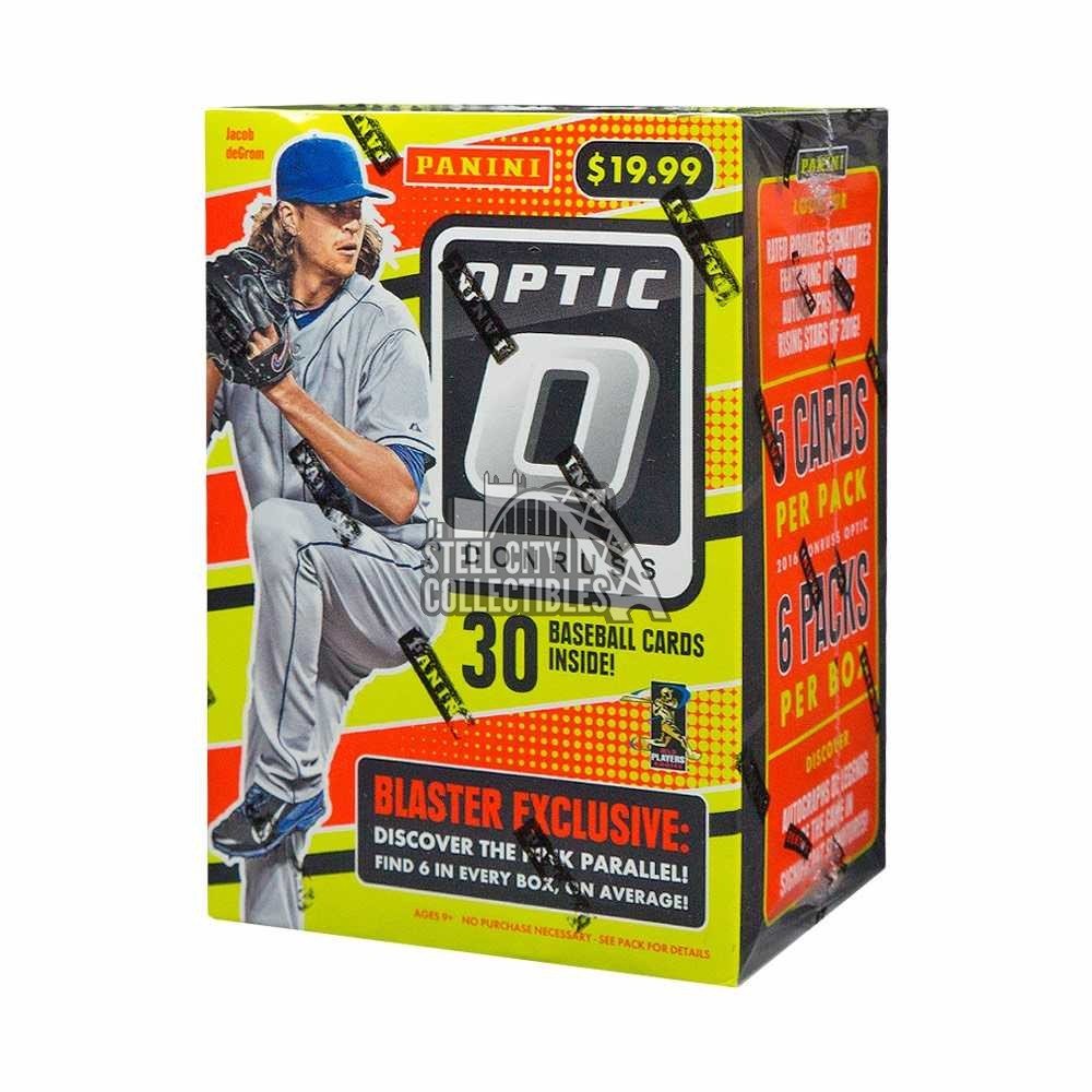 2016 Panini Donruss Optic Baseball 6ct Blaster Box Steel City Collectibles