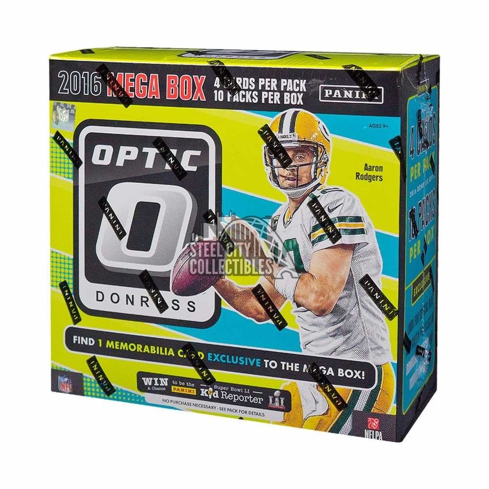 2016 Panini Donruss Optic Football Mega Box Steel City Collectibles