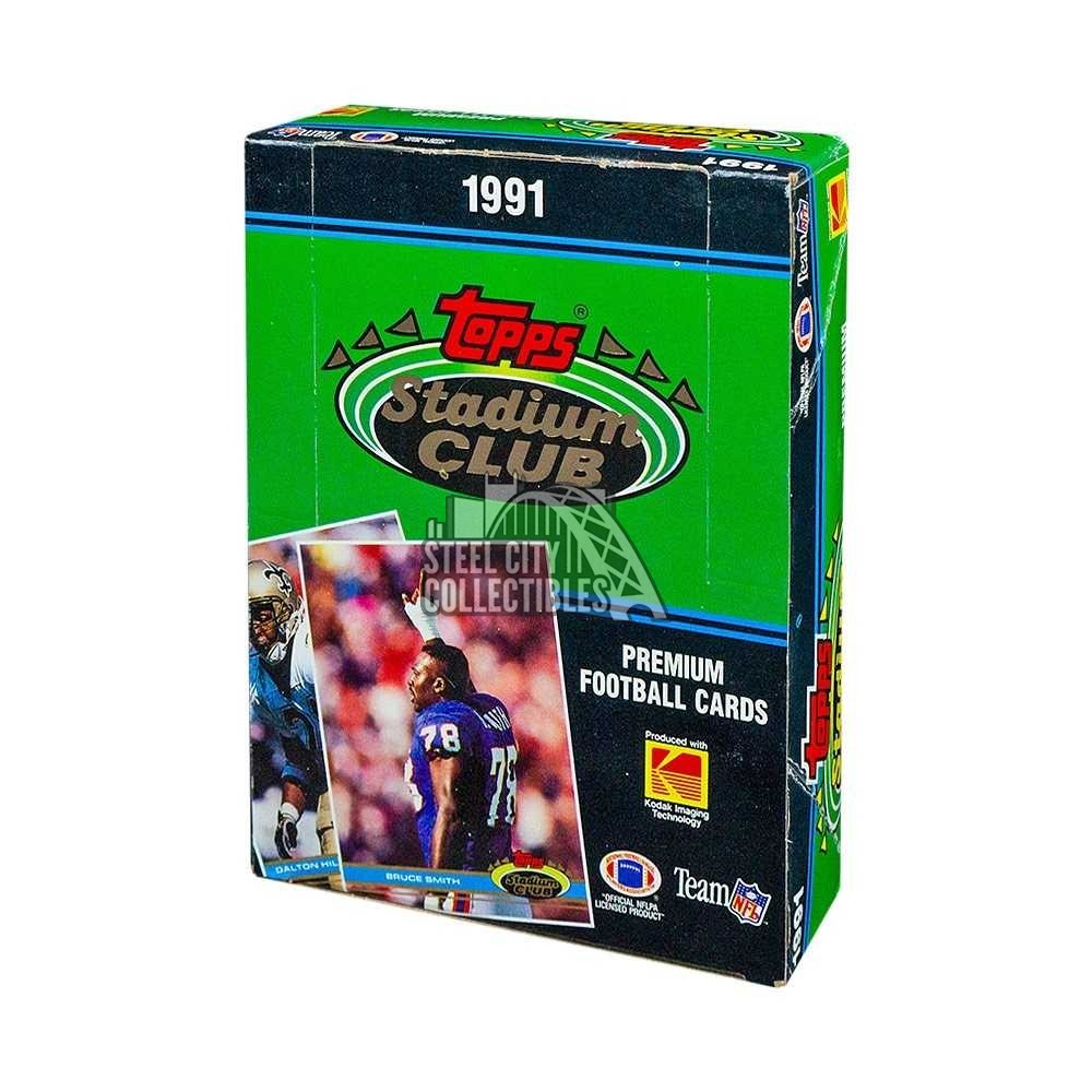 1991 Topps Stadium Club Football Box Steel City Collectibles