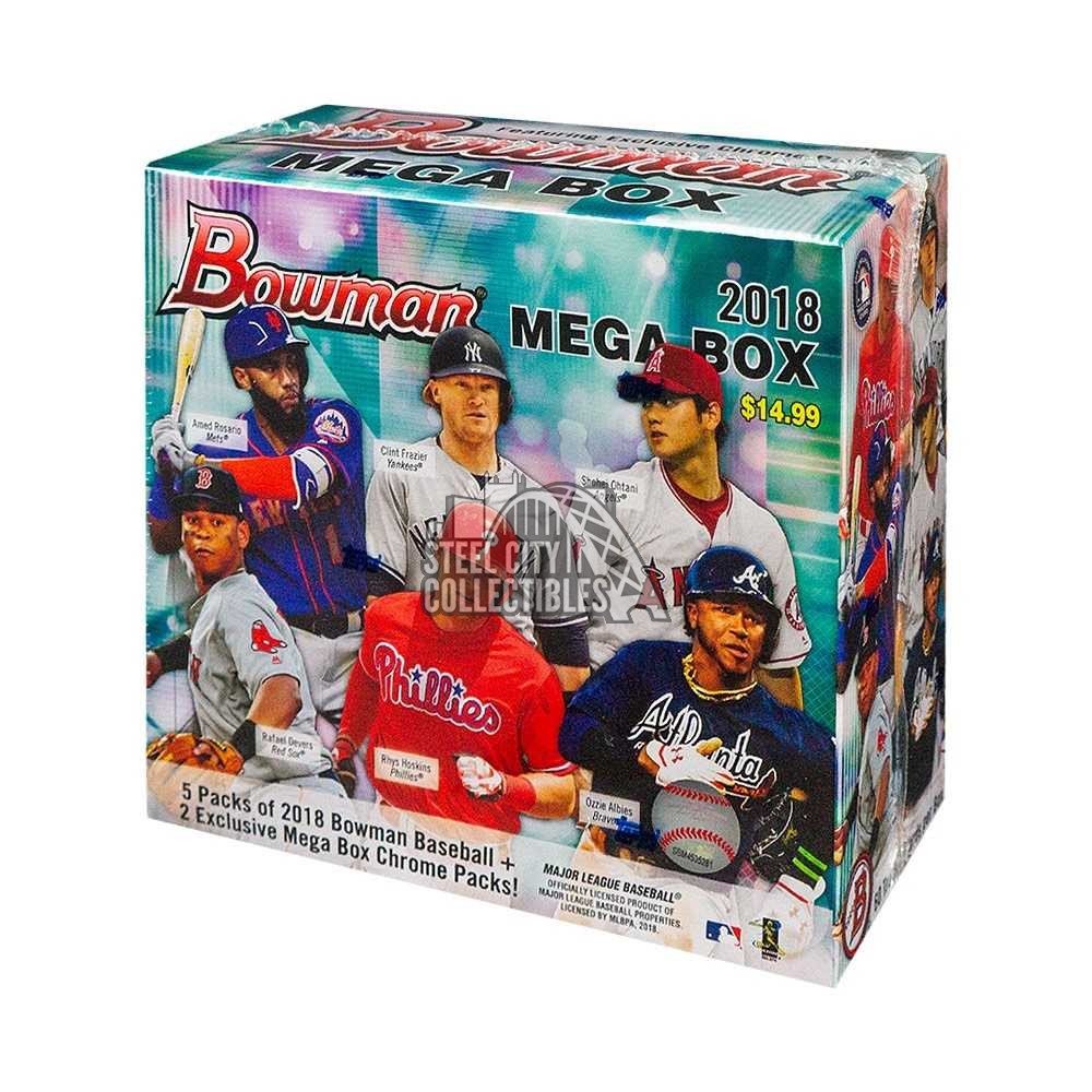 2018 Bowman Baseball Mega Box Steel City Collectibles
