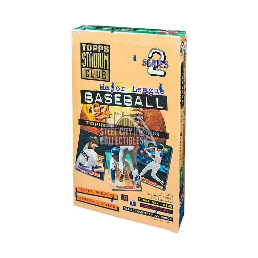 1994 Topps Stadium Club Series 2 Baseball Hobby Box Steel City