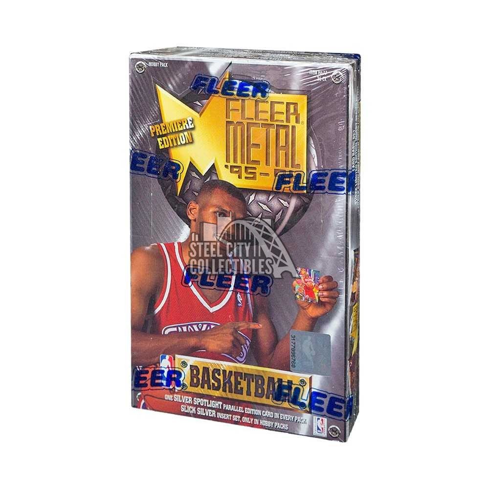 fleer metal basketball