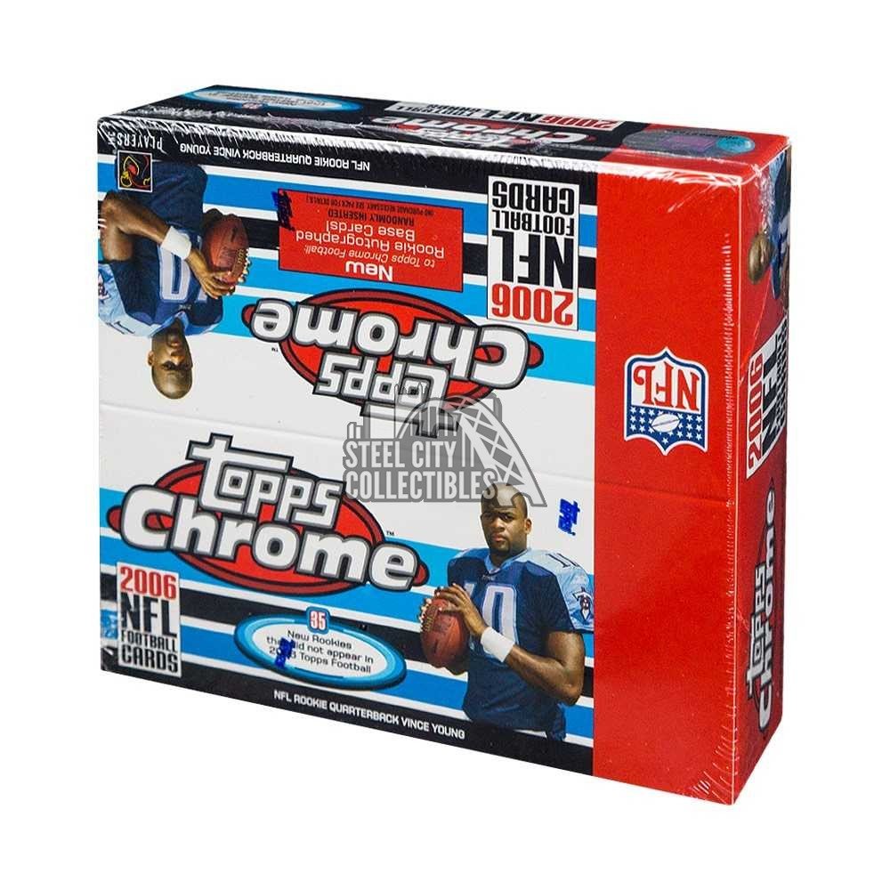 2006 Topps Chrome Football 24ct Retail Box Steel City Collectibles
