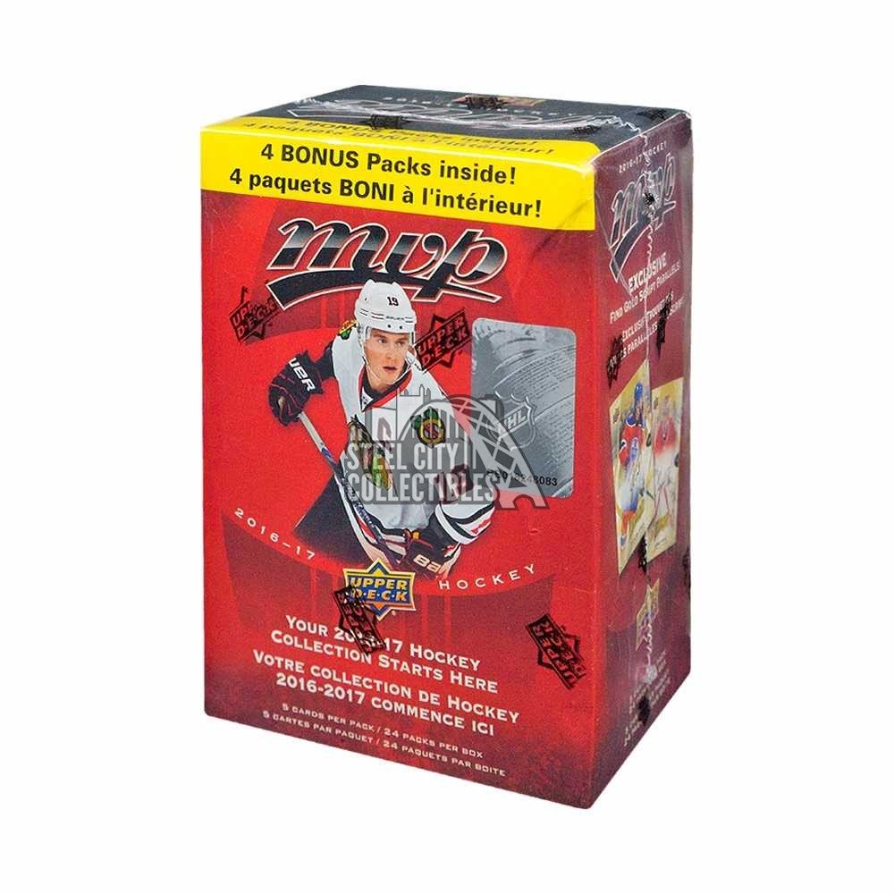 201617 Upper Deck MVP Hockey 24ct Blaster Box Steel City Collectibles