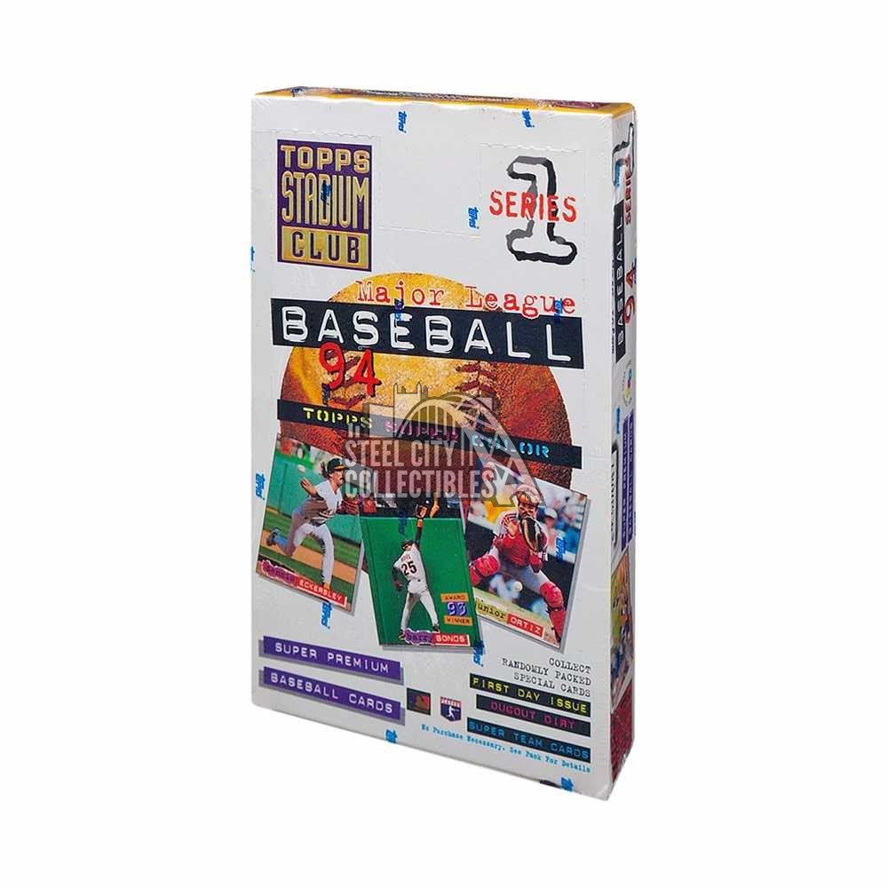 1994 Topps Stadium Club Series 1 Baseball Hobby Box Steel City