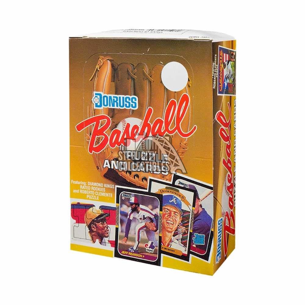 1987 Donruss Baseball Wax Box Steel City Collectibles