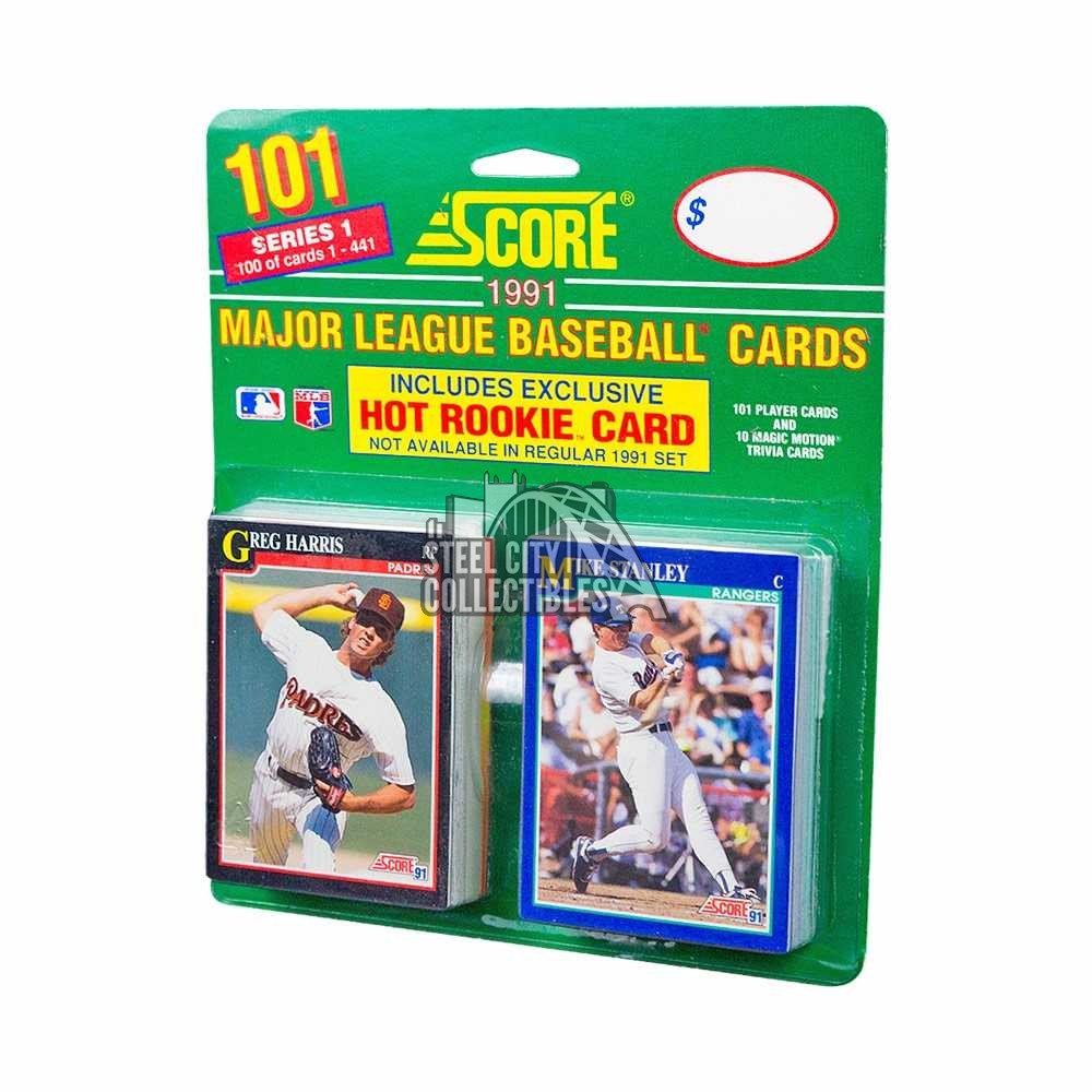 1991 Score Series 1 Baseball 100Card Blister Pack 48Pack Lot Steel