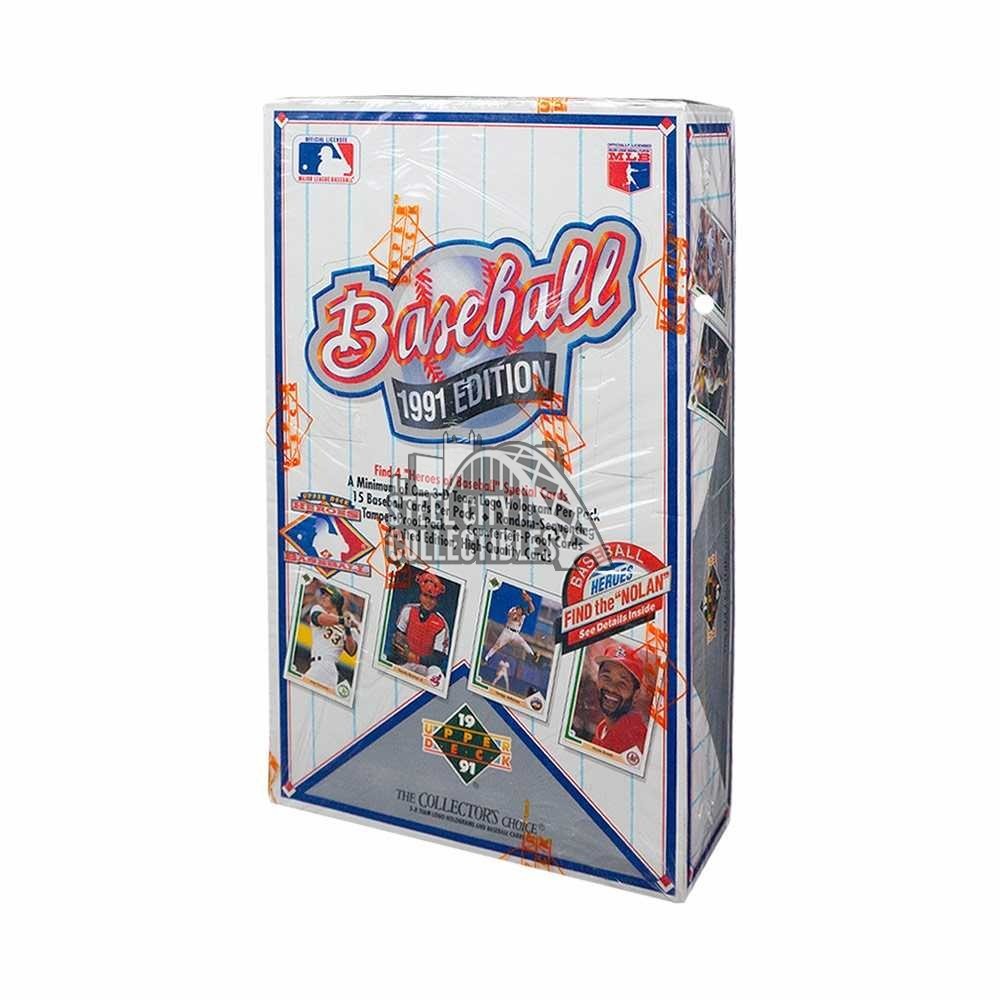 1991 Upper Deck Low Series Baseball Box Steel City Collectibles