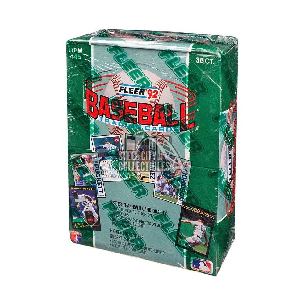 1992 Fleer Baseball Box Steel City Collectibles 1992-fleer-baseball-box-steel-city-collectibles