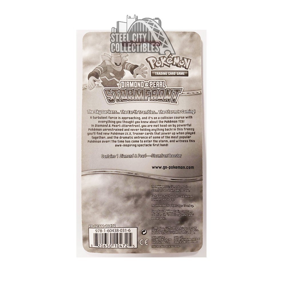 ポケモン - ポケモンTCG英語 DIAMOND&amp;PEARL STORMFRONT【未開封】 Pokémon Diamond And Pearl Stormfront EMPTY PACK WRAPPER ONLY