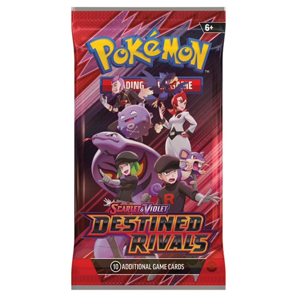 ポケモンカード　DESTINED RIVALS ブースターパック　5パック Pokemon Scarlet & Violet Destined Rivals Booster Pack