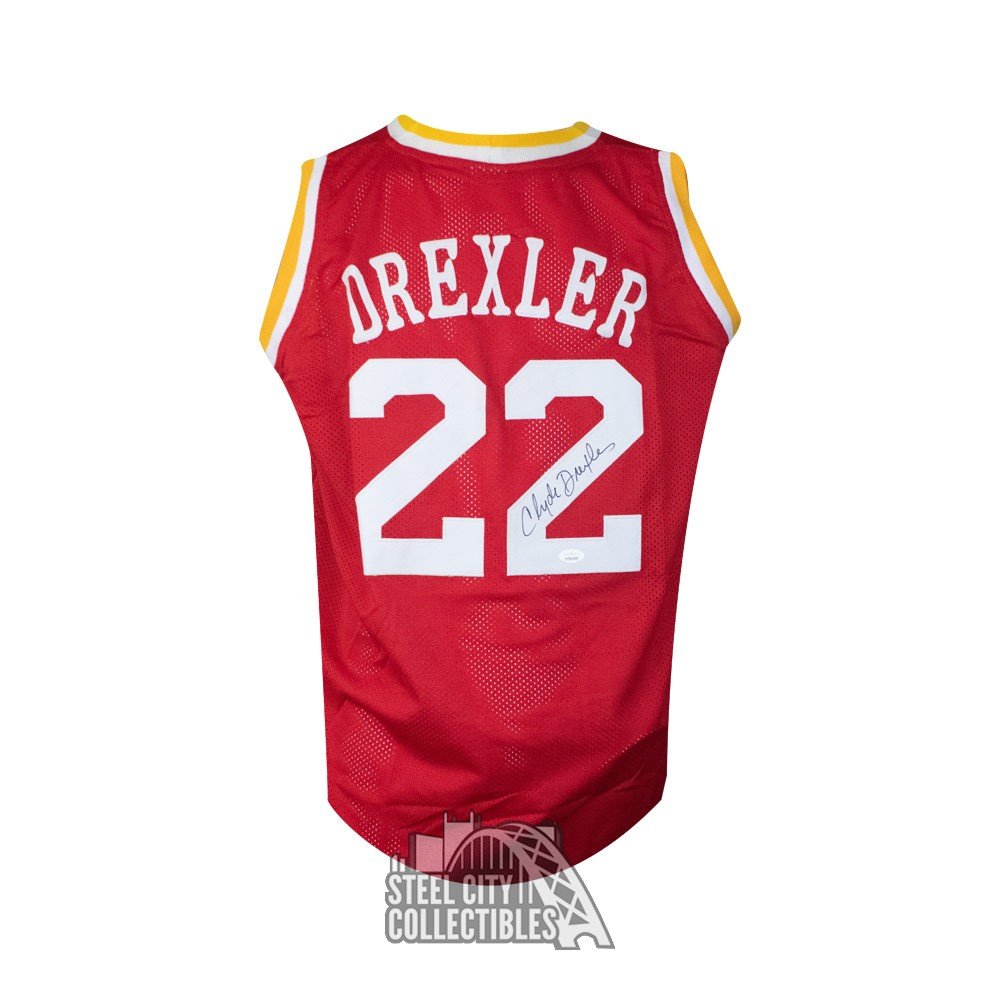 Clyde Drexler  Jersey display, Framed jersey, Memorabilia display