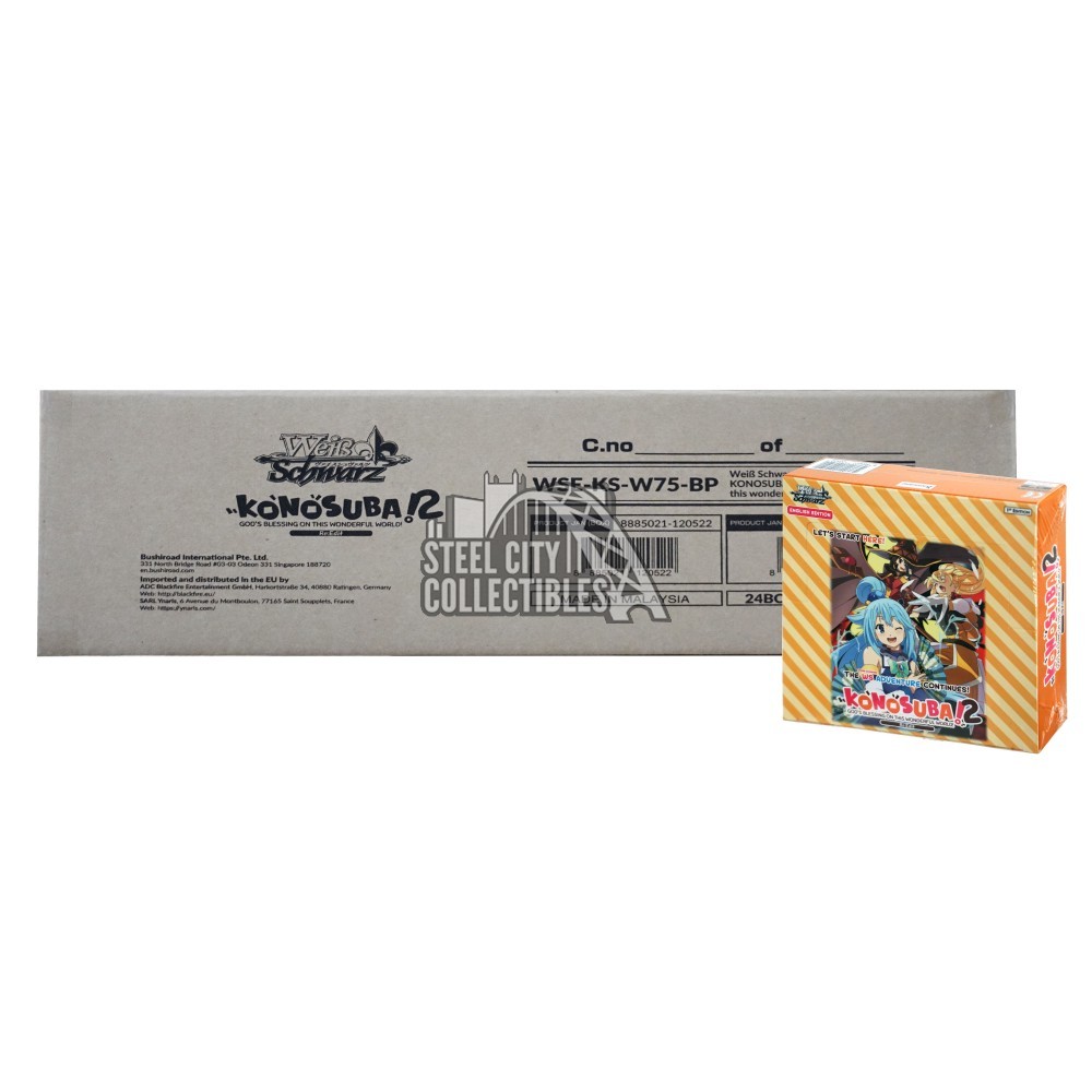 konosuba weiss schwarz booster box Weiss Schwarz TCG: Konosuba!: God's Blessing On This Wonderful World! –  Shopville main image 1