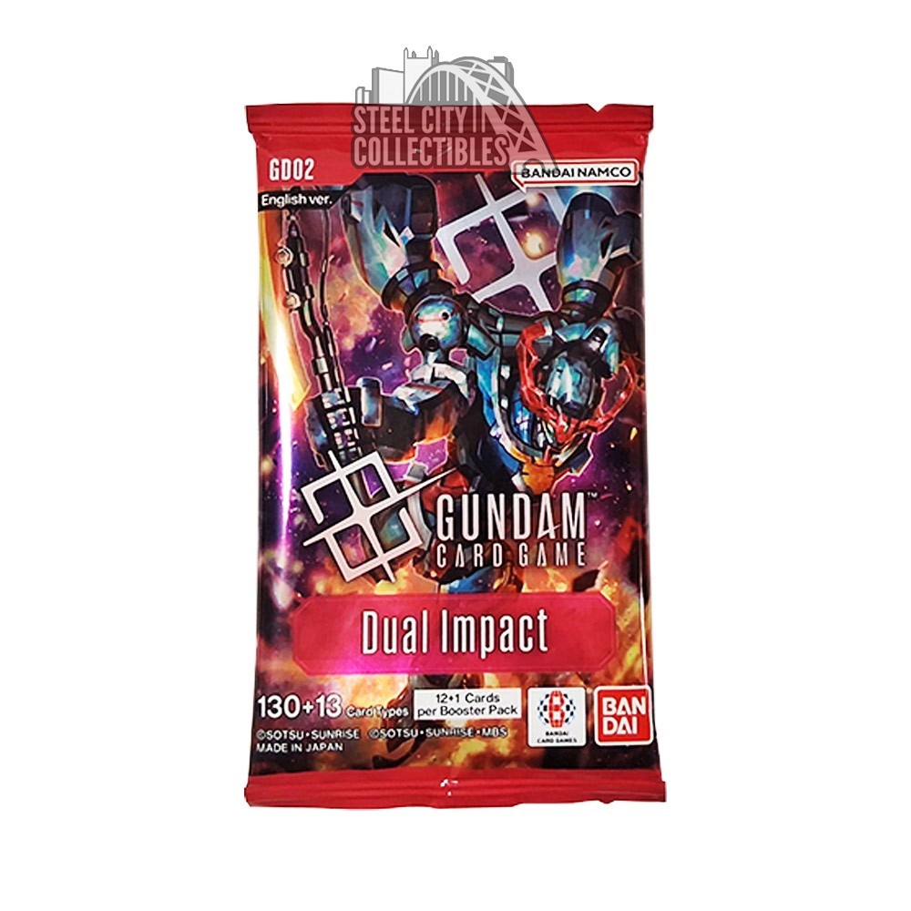 Bandai Gundam Card Game Dual Impact Booster Pack | Steel