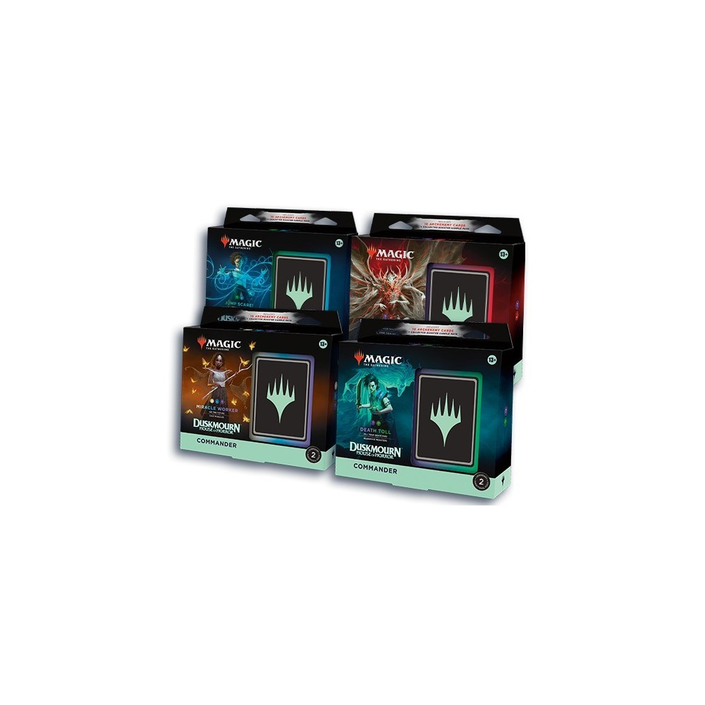 mtg death toll commander deck Magic: The Gathering Duskmourn: House of Horror Dive into a chilling world where fear and dread reign supreme Death Toll Commander Deck Upgrades!