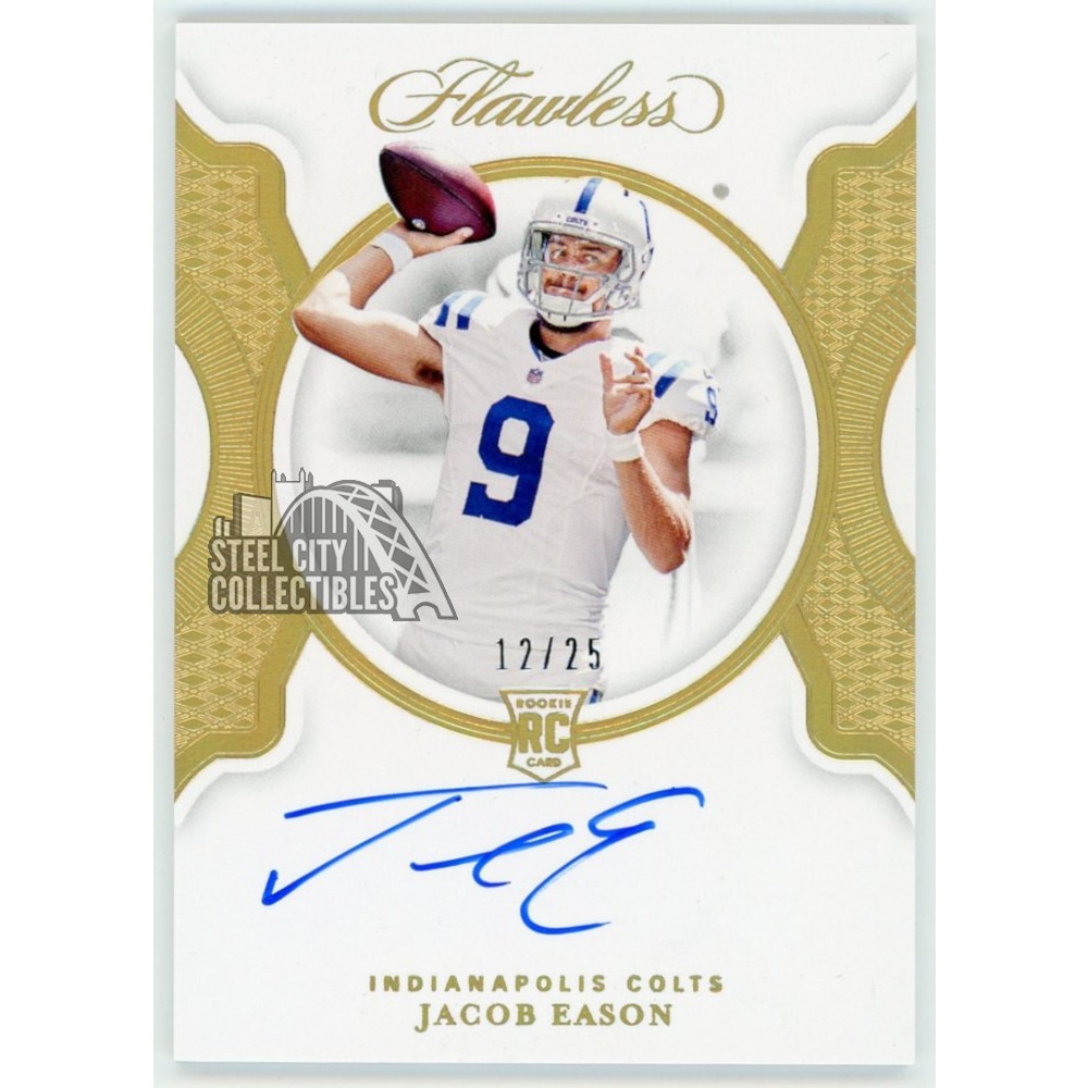 Jacob Eason 2020 Panini Flawless Rookie Signatures Autograph 12/25 | Steel  City Collectibles