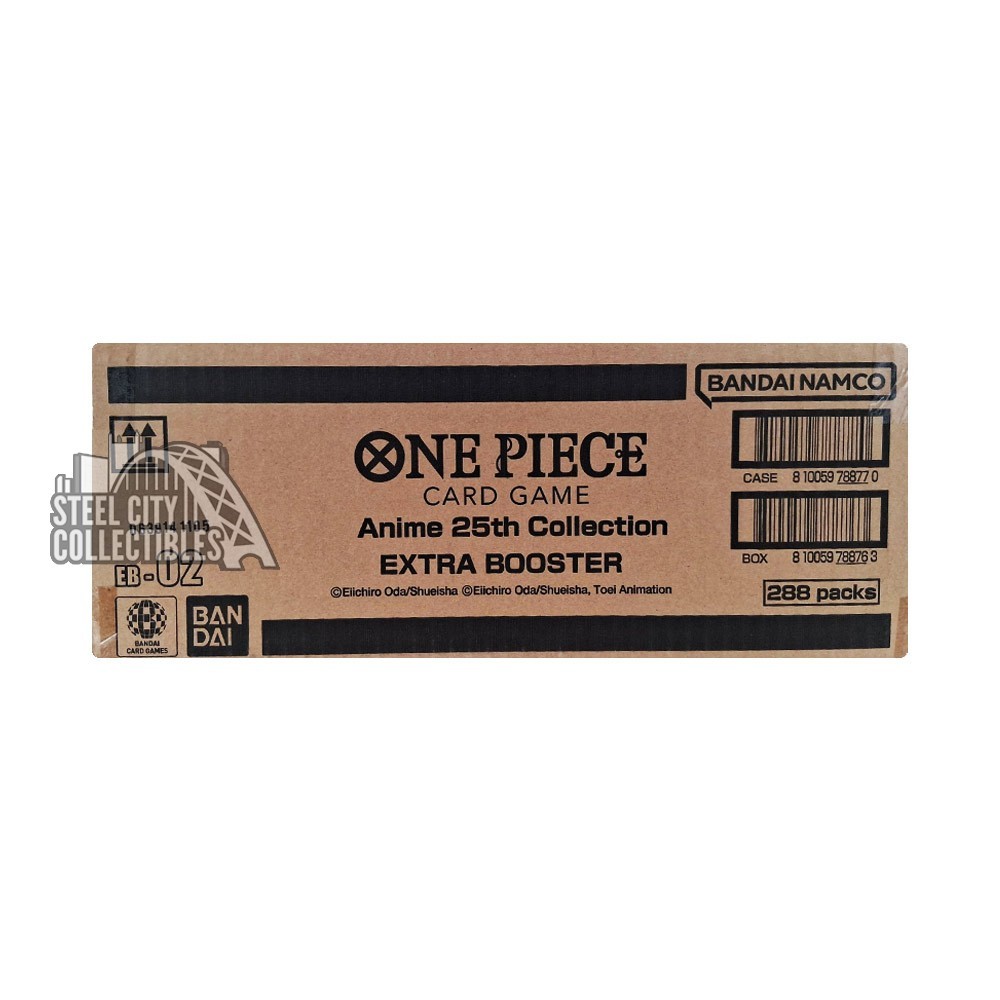 One Piece Extra Booster Anime 25th Collection Booster 12-Box Case