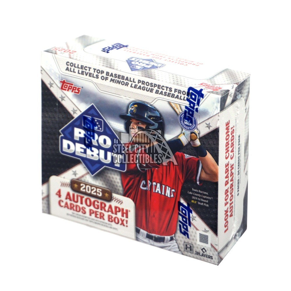 スポーツ選手 TOPPS PRO DEBUT 2025 Topps Pro Debut Baseball Hobby Jumbo Box | Steel City