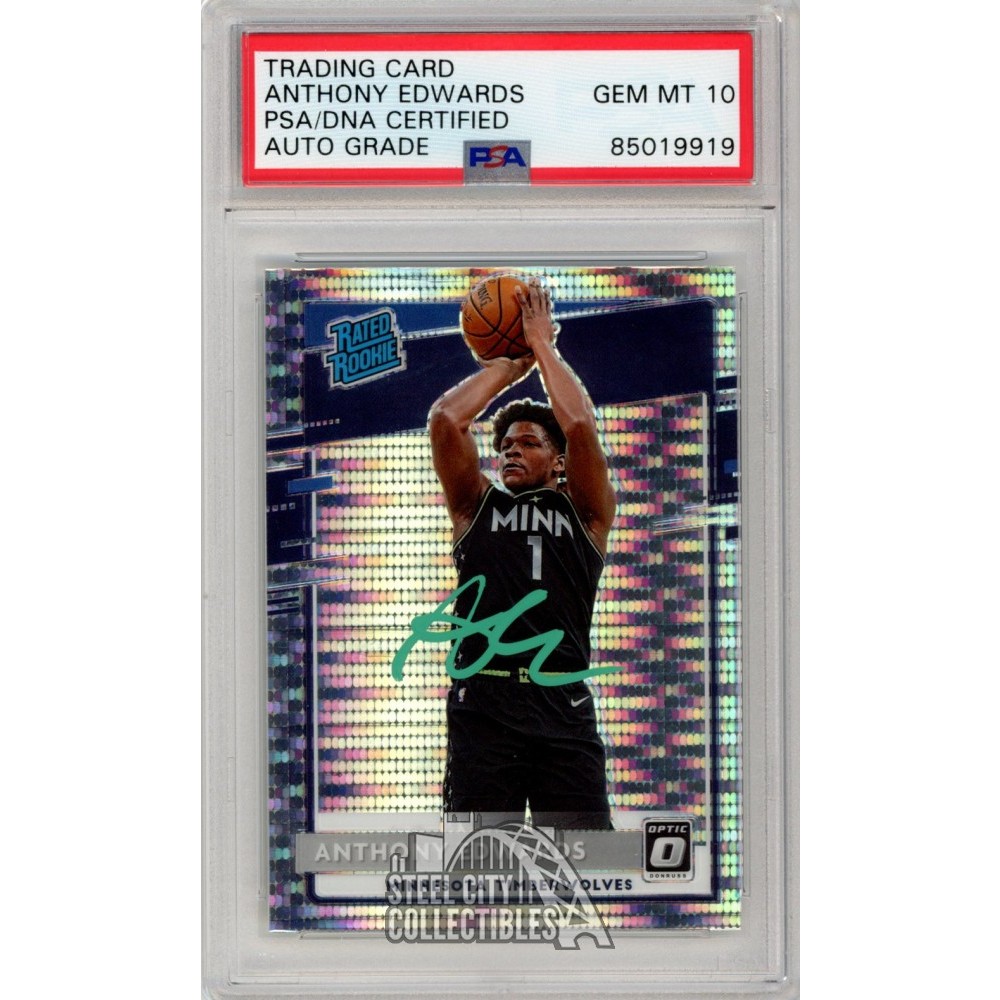 Anthony Edwards 2020-21 Panini Donruss Optic Rated Rookie Anthony Edwards 2020-21 Panini Donruss Optic Rated Rookie