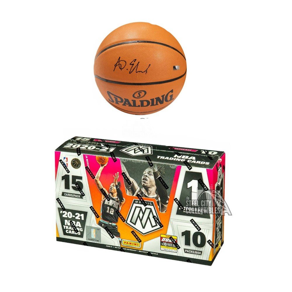 スポーツ選手 2020-21 PANINI MOSAIC BASKETBALL BOX 2020/21 Panini Mosaic Basketball Mega 80-Card Box (Pink