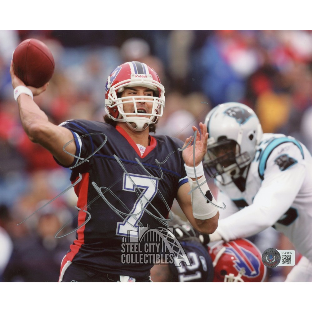 JP Losman Autographed Buffalo Bills 8x10 Photo - BAS
