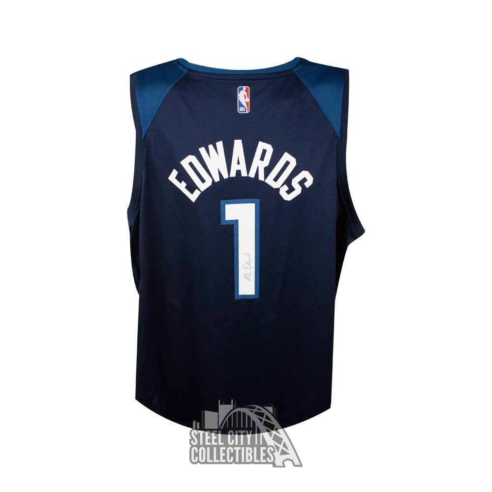 Anthony Edwards Signed Timberwolves Jersey (Panini)