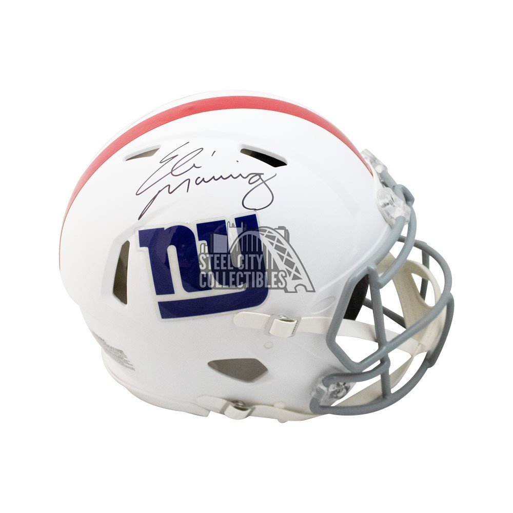 eli manning signed football