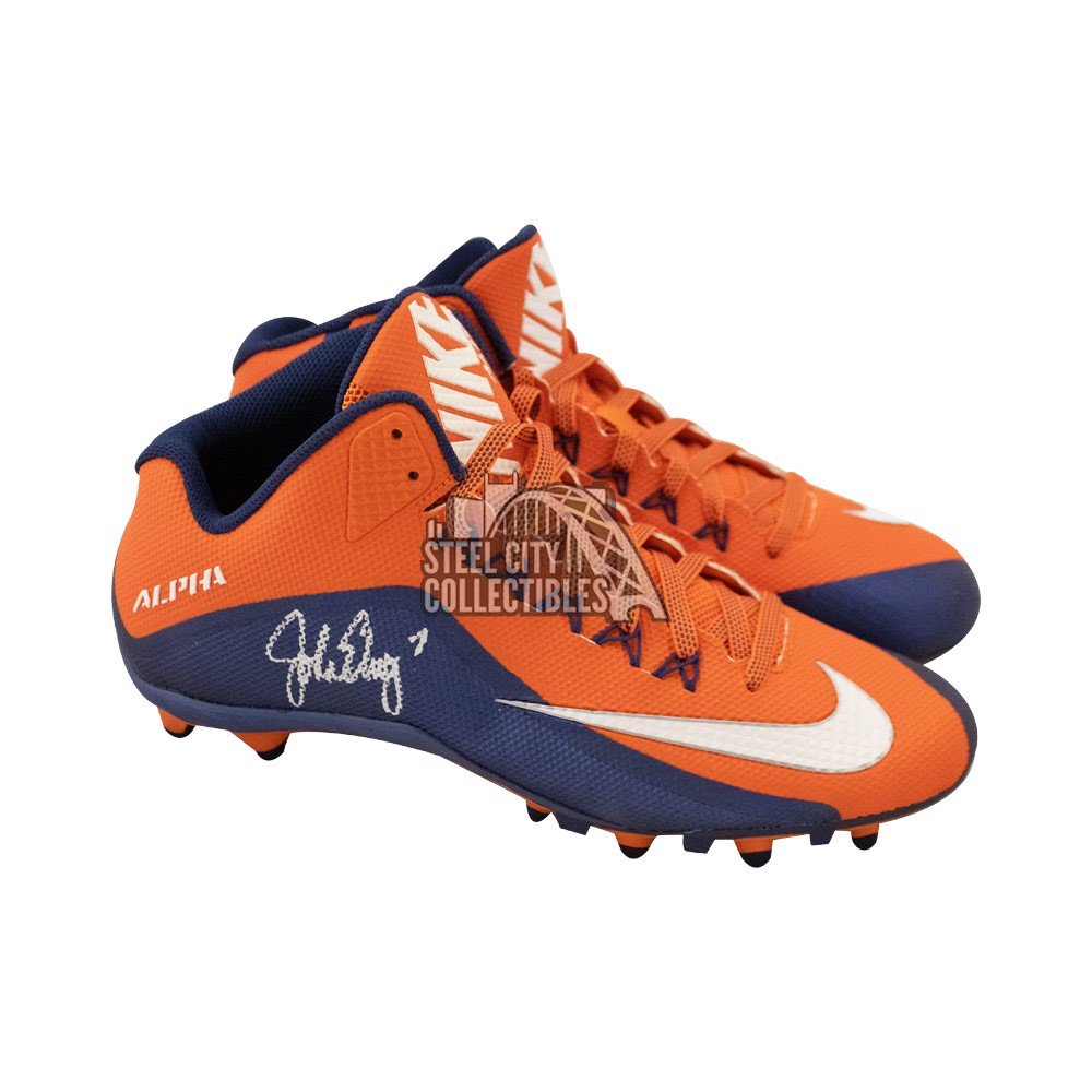 nike alpha cleats orange