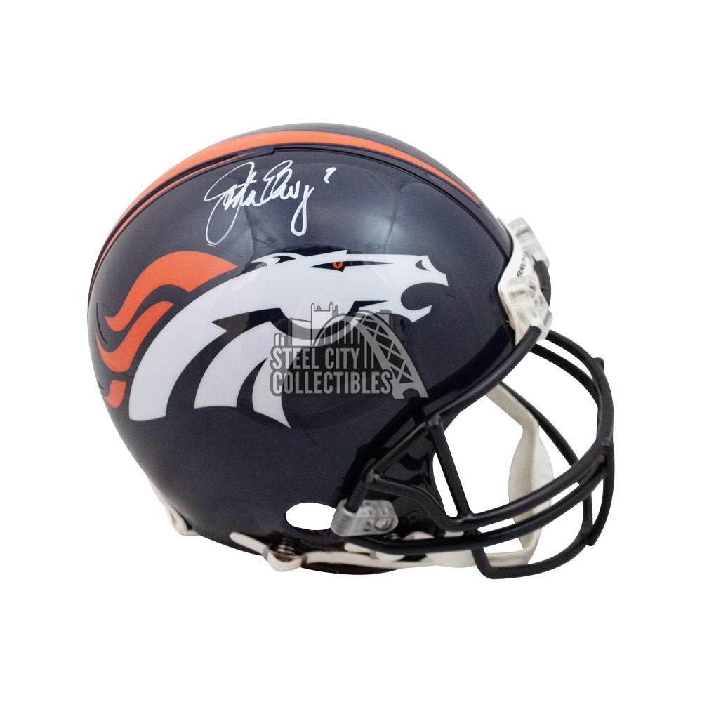 john elway autographed football