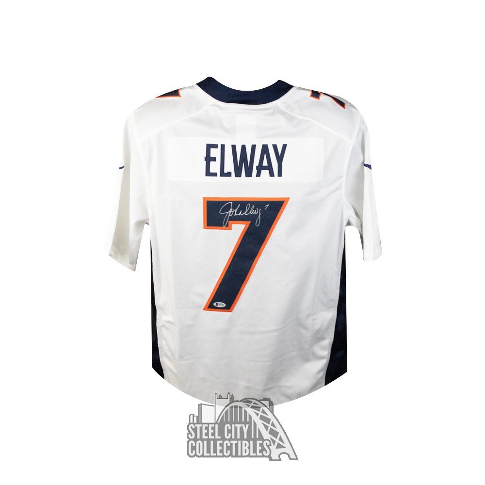 John Elway Autographed Denver Broncos Nike Jersey - BAS