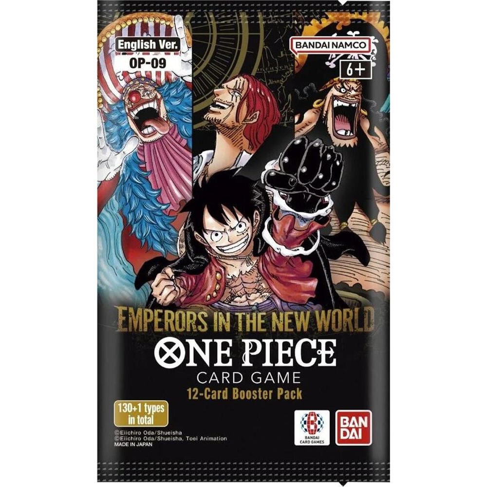 one piece booster box emperors in the new world Card Game releases: and Double Pack Set Vol.6 Whats more OP-09 (Emperors in the New