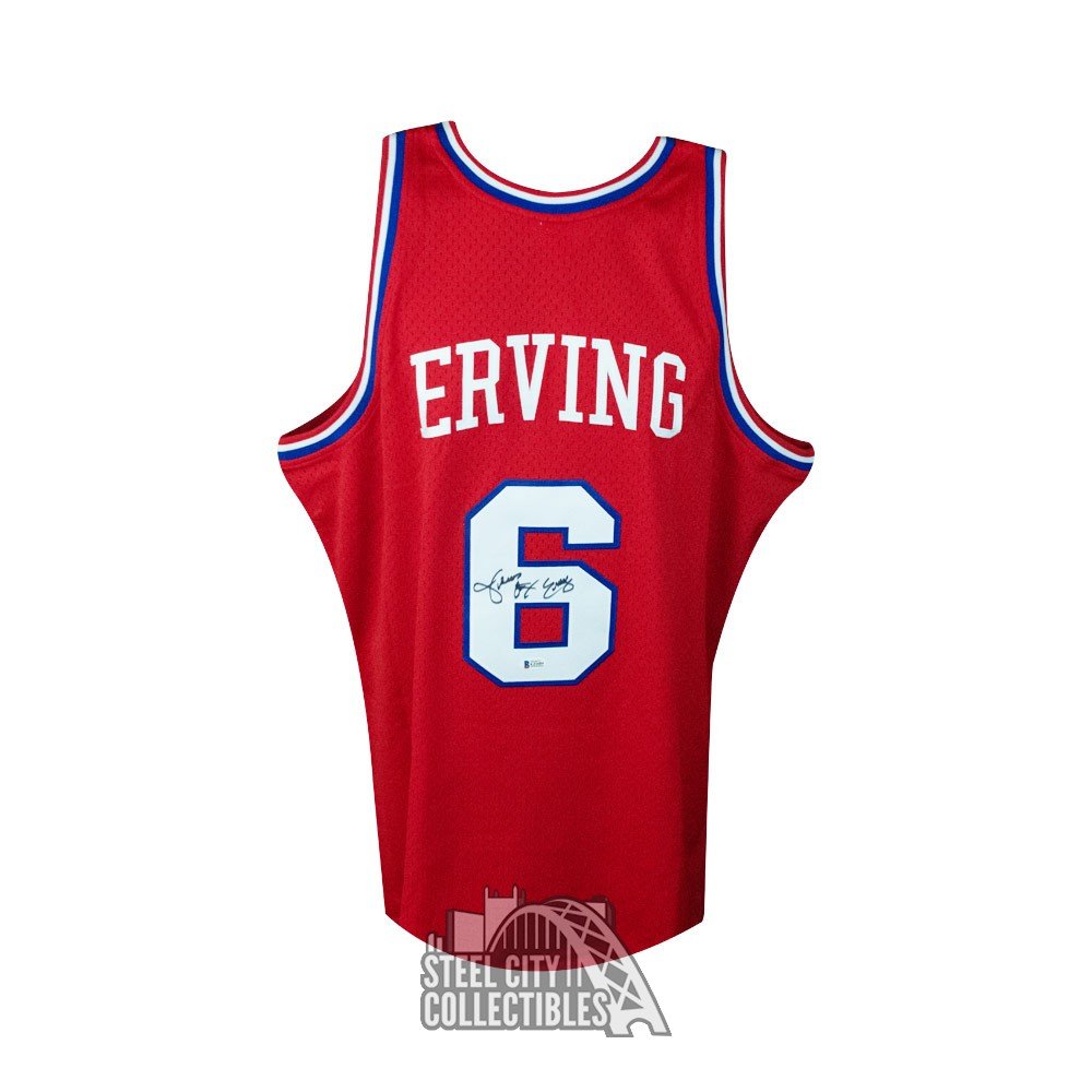 Julius Erving Signed New York Nets Throwback Jersey Inscribed Dr J (JSA  COA) at Pristine Auction