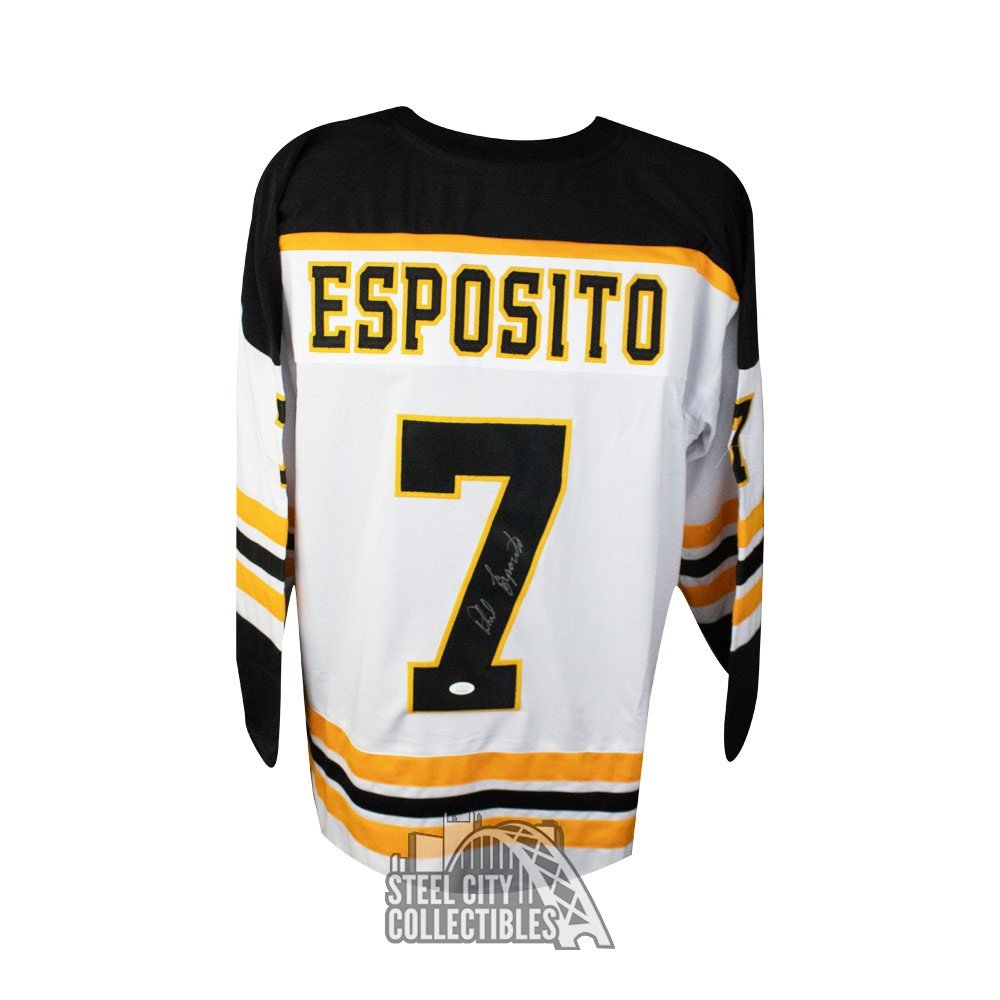 white bruins jersey