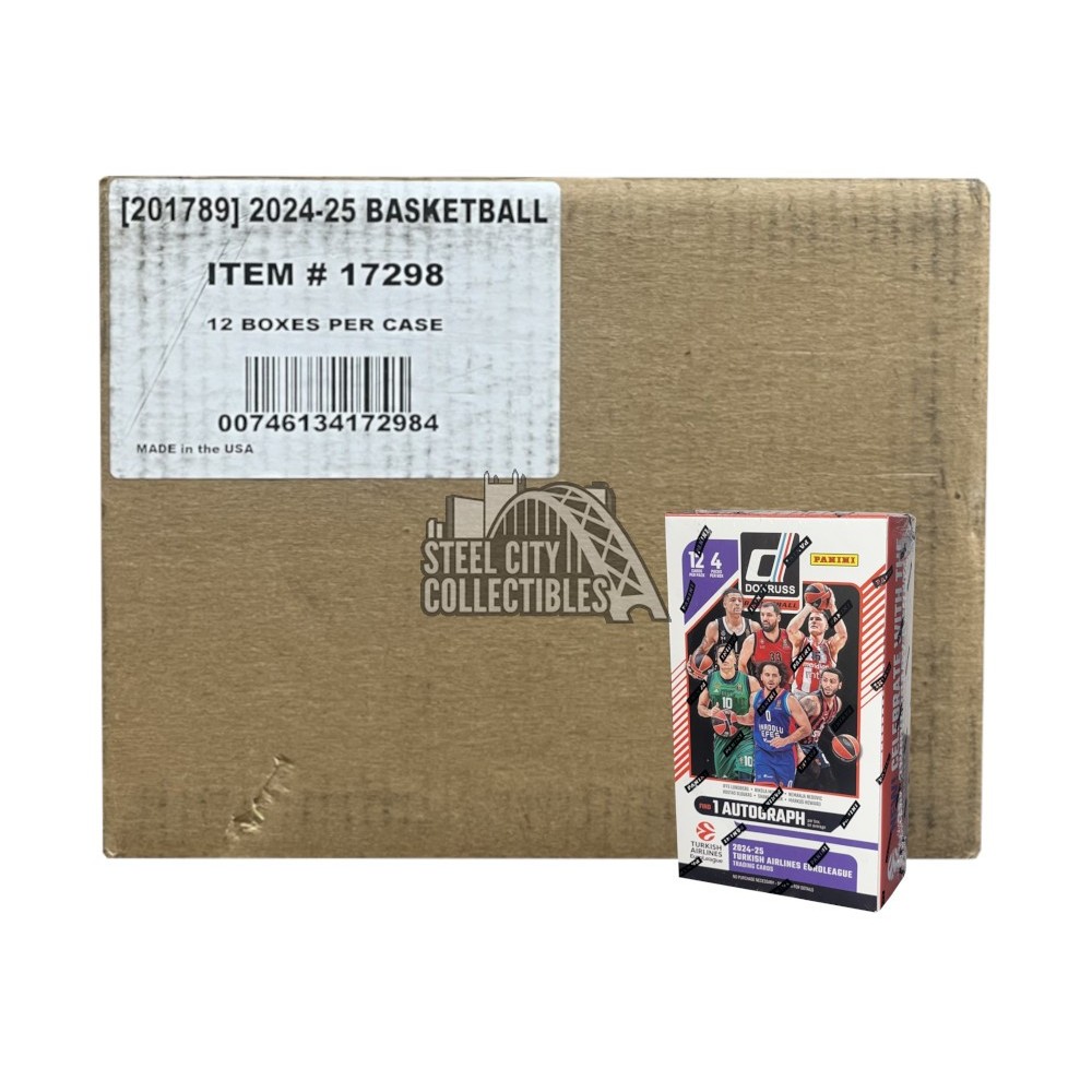2024-25 Panini Donruss Euroleague Basketball Hobby 12-Box Case