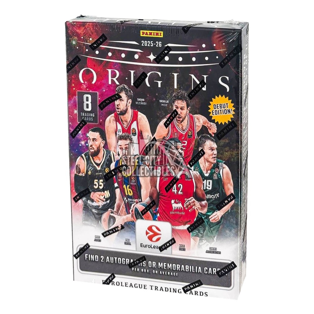 2025-26 Panini Origins EuroLeague Basketball Hobby Box | Steel