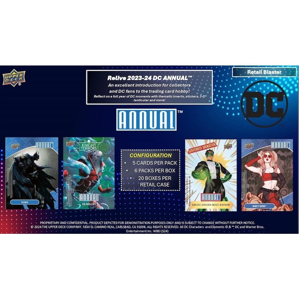 2023-24 Upper Deck DC Annual Blaster Box | Steel City Collectibles