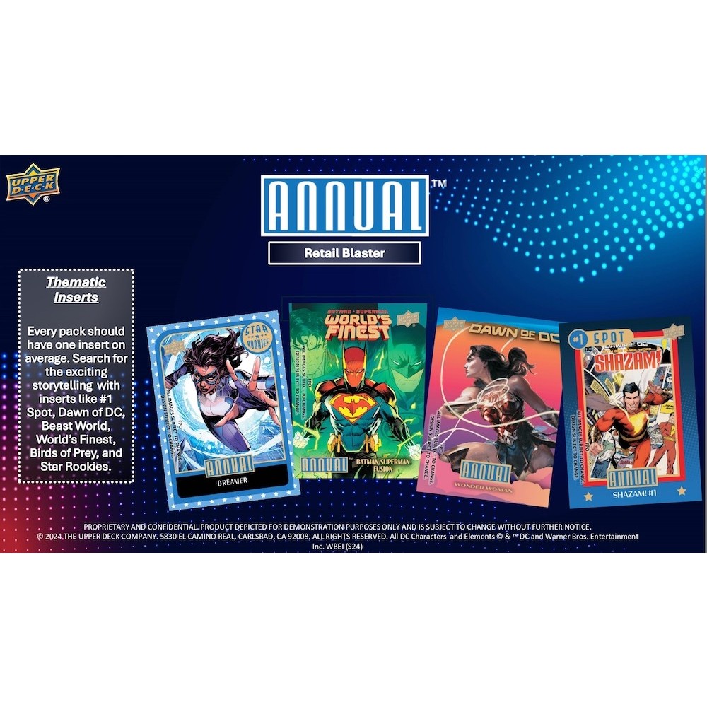 2023-24 Upper Deck DC Annual Blaster Box | Steel City Collectibles